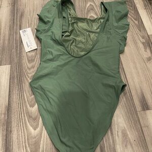 Green One-Piece Swimsuit